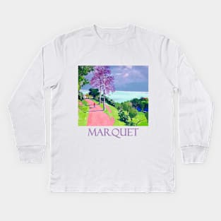 The Road to Bougie from Algiers by Albert Marquet Kids Long Sleeve T-Shirt